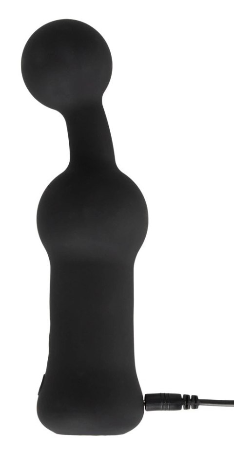 Black Velvets - Wibrator Prostaty Silikonowy Z Końcówką Kulki Czarny Black Velvets Black Velvets - Wibrator Prostaty Silikonowy Z Końcówką Kulki Czarny Black Velvets