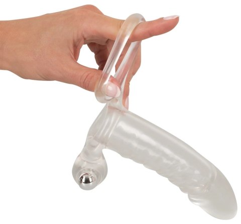 Crystal - Przedłużka Na Penisa Z Wibracjami I Pierścieniem Na Jądra Przezroczysta Crystal Crystal - Przedłużka Na Penisa Z Wibracjami I Pierścieniem Na Jądra Przezroczysta Crystal