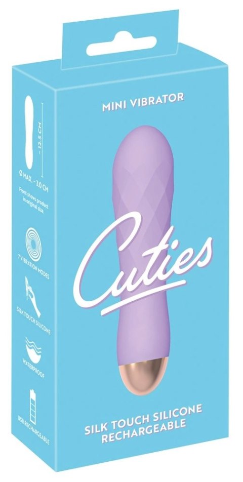 Cuties - Fioletowy Mini Wibrator Z Wypustkami Cuties Cuties - Fioletowy Mini Wibrator Z Wypustkami Cuties
