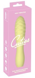 Cuties - Poręczny Mini Wibrator Z Wypustkami Żółty Cuties