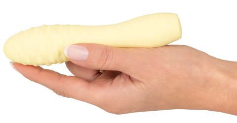 Cuties - Poręczny Mini Wibrator Z Wypustkami Żółty Cuties Cuties - Poręczny Mini Wibrator Z Wypustkami Żółty Cuties