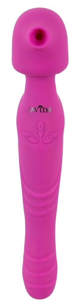 Javida - 2in1 3 Funkcyjny Wibrator Ssanie Masaż I Wibracje Różowy 27 Cm JAVIDA Javida - 2in1 3 Funkcyjny Wibrator Ssanie Masaż I Wibracje Różowy 27 Cm JAVIDA