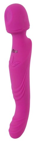 Javida - 2in1 3 Funkcyjny Wibrator Ssanie Masaż I Wibracje Różowy 27 Cm JAVIDA