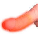 King Cock Plus - Realistyczny Wibrator Z Funkcją Ciepła I Wstrząsów 17 CM Jasny Kolor Skóry King Cock Plus