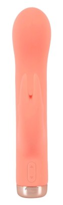 Peachy - Mini Wibrator Króliczek Stymulujący Łechtaczkę I Punkt-G Pomarańczowy Peachy