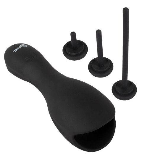 Rebel - Masturbator Na Żołądź Z 3 Dołączonymi Dilatorami Czarny Rebel Rebel - Masturbator Na Żołądź Z 3 Dołączonymi Dilatorami Czarny Rebel