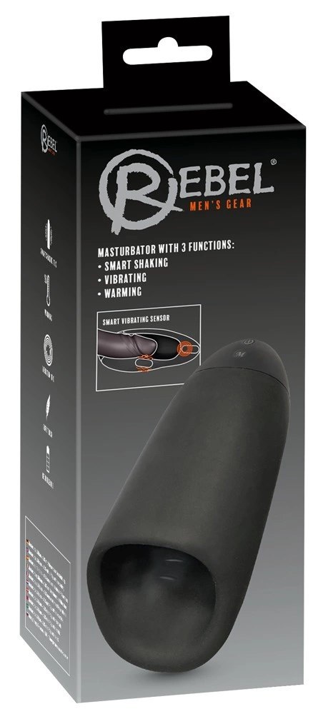 Rebel - Masturbator Rowkowany Z 3 Funkcjami Rebel