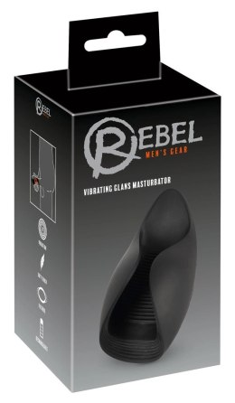 Rebel - Masturbator Ze Stymulacją Żołędzi Czarny Rebel