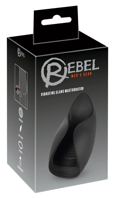 Rebel - Masturbator Ze Stymulacją Żołędzi Czarny Rebel Rebel - Masturbator Ze Stymulacją Żołędzi Czarny Rebel