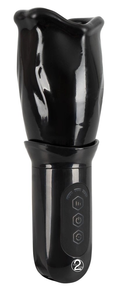 Stroker - Masturbator Z Obrotowym Rękawem W 4 Trybach Czarny Stroker Stroker - Masturbator Z Obrotowym Rękawem W 4 Trybach Czarny Stroker