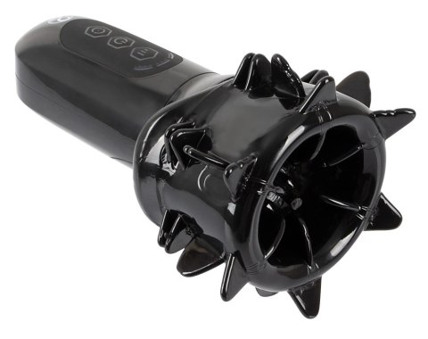 Stroker - Masturbator Z Obrotowym Rękawem W 4 Trybach Czarny Stroker Stroker - Masturbator Z Obrotowym Rękawem W 4 Trybach Czarny Stroker