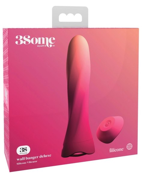 3some - Wibrator Deluxe Z Podstawą Ssącą 19cm Threesome 3some - Wibrator Deluxe Z Podstawą Ssącą 19cm Threesome