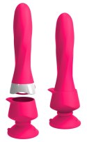 3some - Wibrator Deluxe Z Podstawą Ssącą 19cm Threesome