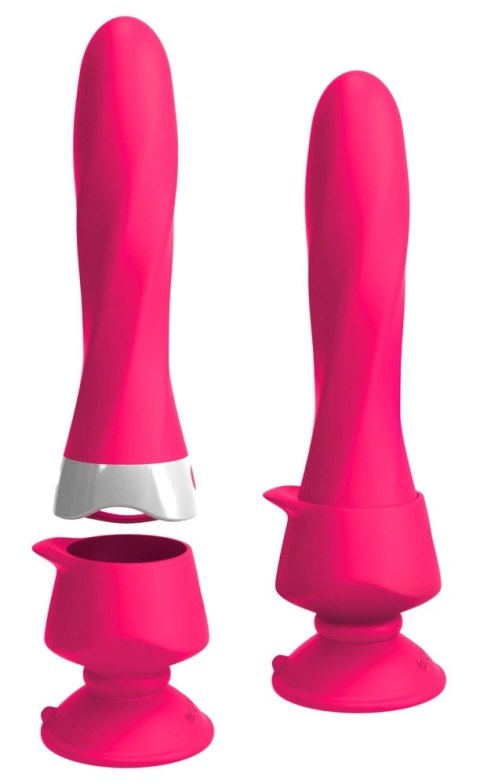 3some - Wibrator Deluxe Z Podstawą Ssącą 19cm Threesome 3some - Wibrator Deluxe Z Podstawą Ssącą 19cm Threesome