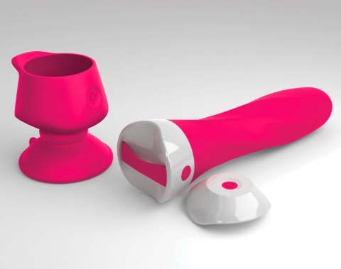 3some - Wibrator Deluxe Z Podstawą Ssącą 19cm Threesome 3some - Wibrator Deluxe Z Podstawą Ssącą 19cm Threesome