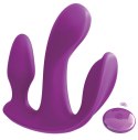 3some - Wibrator Do Potrójnej Stymulacji 10cm Threesome