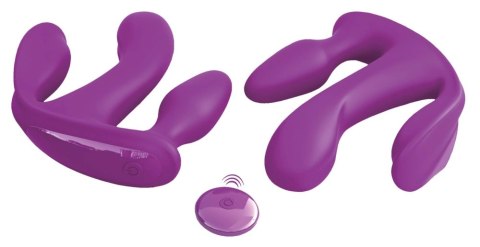 3some - Wibrator Do Potrójnej Stymulacji 10cm Threesome 3some - Wibrator Do Potrójnej Stymulacji 10cm Threesome