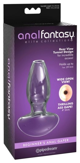 Anal Fantasy - Wydrążony Korek Analny Z Zatyczką 9.6 Cm Anal Fantasy Elite