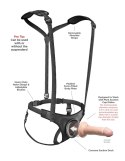 Body Dock Strap-On Suspenders - Uprząż Strap-On Z Paskami Na Ramiona Od Pipedream Body Dock