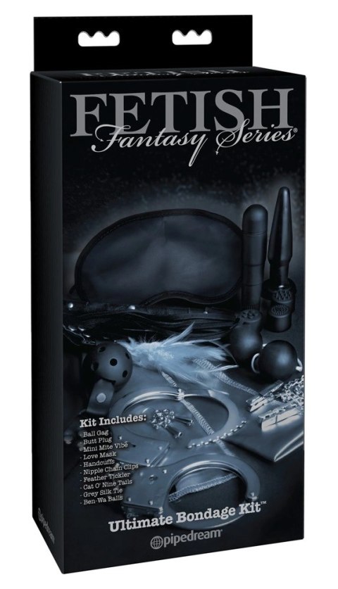 Fetish - 10-Częściowy Zestaw Bdsm Z Limitowanej Edycji Czarny Fetish Fantasy Series Limited Edition Fetish - 10-Częściowy Zestaw Bdsm Z Limitowanej Edycji Czarny Fetish Fantasy Series Limited Edition
