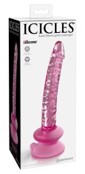 Icicles - Realistyczne Szklane Dildo Z Podstawką Icicles