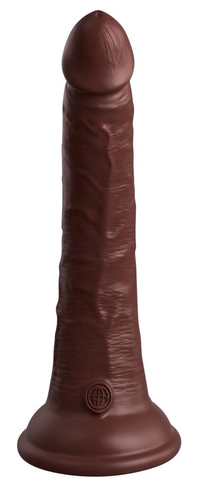 King Cock Elite - Realistyczne Silikonowe Dildo Z Przyssawką 18 CM Brązowy Kolor Skóry King Cock Elite King Cock Elite - Realistyczne Silikonowe Dildo Z Przyssawką 18 CM Brązowy Kolor Skóry King Cock Elite