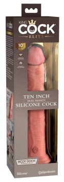 King Cock Elite - Realistyczne Silikonowe Dildo Z Przyssawką 25 CM Jasny Kolor Skóry King Cock Elite