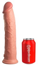 King Cock Elite - Realistyczne Silikonowe Dildo Z Przyssawką 28 CM Jasny Kolor Skóry King Cock Elite