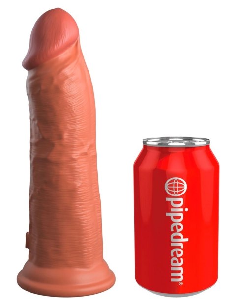 King Cock Elite - Realistyczny Silikonowy Wibrator Z Przyssawką 20 CM + Pilot Ciemny Kolor Skóry King Cock Elite King Cock Elite - Realistyczny Silikonowy Wibrator Z Przyssawką 20 CM + Pilot Ciemny Kolor Skóry King Cock Elite