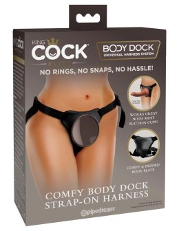 King Cock Elite - Uprząż Strap-On Do Dildo I Wibratorów King Cock Elite Czarny-Brązowy King Cock Elite