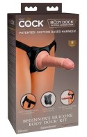 King Cock Elite - Uprząż Strap-On Z Realistycznym Dildo 15 CM Jasny Kolor Skóry King Cock Elite