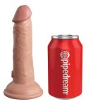 King Cock Elite - Uprząż Strap-On Z Realistycznym Dildo 15 CM Jasny Kolor Skóry King Cock Elite