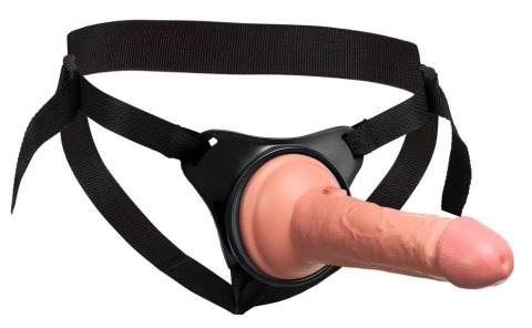 King Cock Elite - Uprząż Strap-On Z Realistycznym Dildo 15 CM Jasny Kolor Skóry King Cock Elite King Cock Elite - Uprząż Strap-On Z Realistycznym Dildo 15 CM Jasny Kolor Skóry King Cock Elite