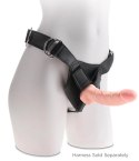 King Cock Plus - Realistyczne Dildo Z Jądrami I Przyssawką 20 CM Jasny Kolor Skóry King Cock Plus