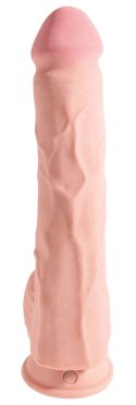 King Cock Plus - Realistyczne Dildo Z Jądrami I Przyssawką 30 CM Jasny Kolor Skóry King Cock Plus