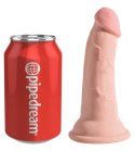 King Cock Plus - Realistyczne Naturalne Dildo Z Przyssawką 13 CM Jasny Kolor Skóry King Cock Plus