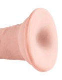 King Cock Plus - Realistyczne Naturalne Dildo Z Przyssawką 13 CM Jasny Kolor Skóry King Cock Plus