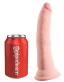 King Cock Plus - Realistyczne Naturalne Dildo Z Przyssawką 18 CM Jasny Kolor Skóry King Cock Plus