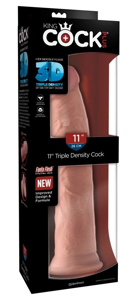 King Cock Plus - Realistyczne Naturalne Dildo Z Przyssawką 28 CM Jasny Kolor Skóry King Cock Plus King Cock Plus - Realistyczne Naturalne Dildo Z Przyssawką 28 CM Jasny Kolor Skóry King Cock Plus