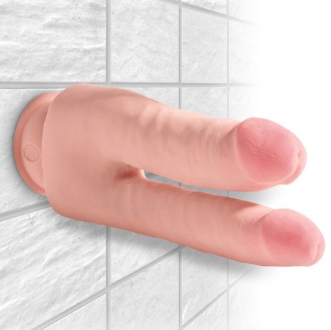 King Cock Plus - Realistyczne Podwójne Dildo Z Przyssawką 24 CM Jasny Kolor Skóry King Cock Plus King Cock Plus - Realistyczne Podwójne Dildo Z Przyssawką 24 CM Jasny Kolor Skóry King Cock Plus