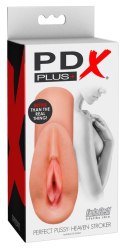 PDX Plus - Masturbator Cipka Z Tunelem Stymulującym Cielisty PDX Plus