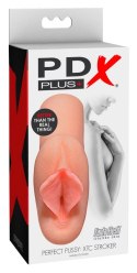 PDX Plus - Masturbator Idealna Wagina Z Tunelem Stymulującym Cielisty PDX Plus