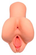 PDX Plus - Masturbator Realistyczna Pochwa Z Anusem Cielisty PDX Plus
