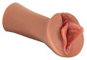PET - Realistyczny Masturbator Pochwa Do Ręcznej Zabawy Brązowy Pipedream Extreme Toyz