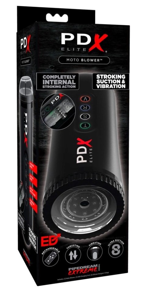 Pdx Elite - Masturbator Z 5 Trybami I Wewnętrznymi Wypustkami PDX Elite Pdx Elite - Masturbator Z 5 Trybami I Wewnętrznymi Wypustkami PDX Elite