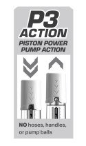 Pump Worx - Przezroczysta Pompka Do Penisa Boost White Pump Worx
