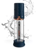 Pump Worx - Przezroczysta Pompka Do Penisa Z Potężnym Ssaniem Max Boost Blue Pump Worx