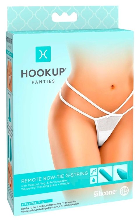 Stringi Z Korkiem Waginalnym I Vibro-Bulletem S-L HOOKUP PANTIES