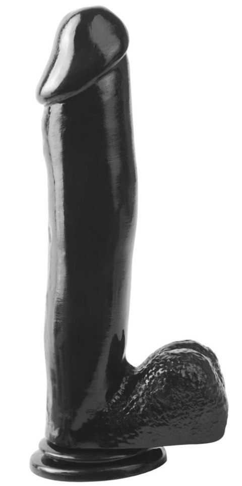 Basix - Realistyczne Dildo Z Jądrami Czarne 31 Cm Basix Rubber Works Basix - Realistyczne Dildo Z Jądrami Czarne 31 Cm Basix Rubber Works