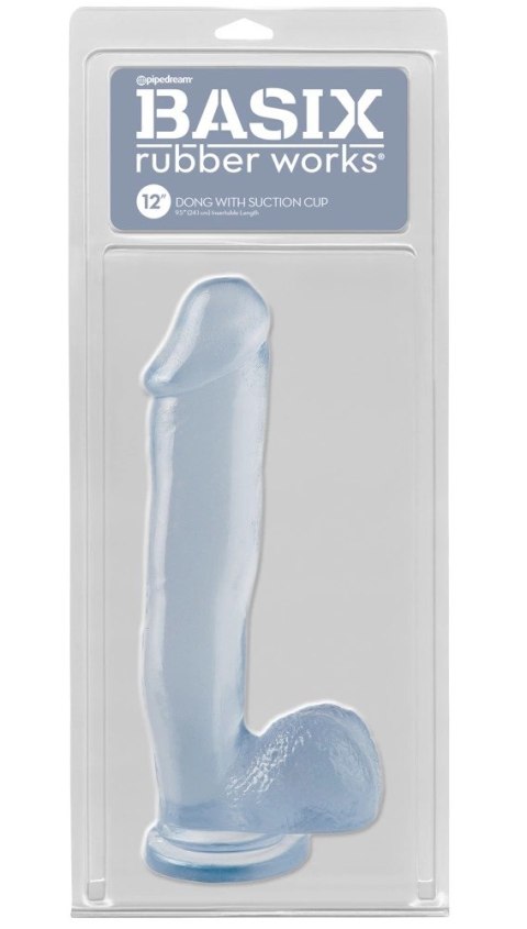 Basix - Realistyczne Dildo Z Jądrami Przezroczyste 31 Cm Basix Rubber Works Basix - Realistyczne Dildo Z Jądrami Przezroczyste 31 Cm Basix Rubber Works